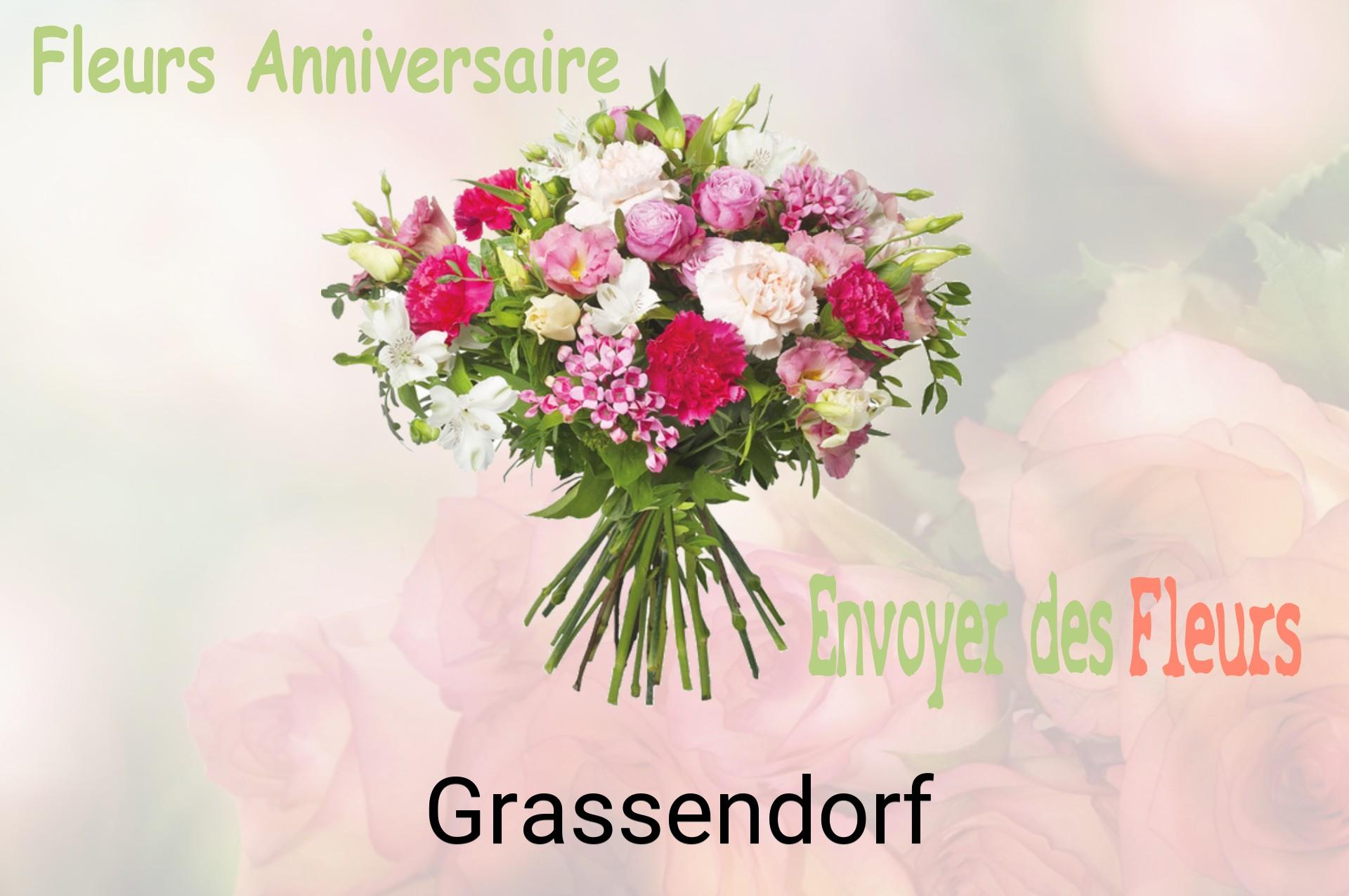 Bouquet de fleurs d’anniversaire livré à Grassendorf